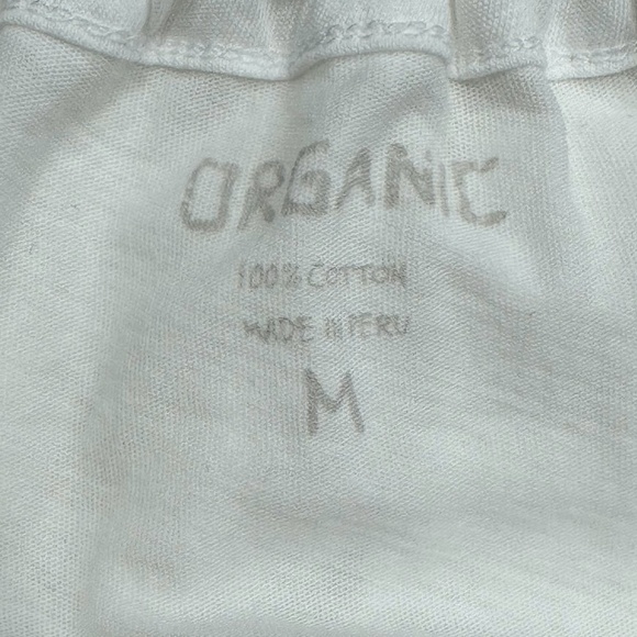 ORGANIC BY JOHN PATRICK WHITE COTTON ON OR OFF THE SHOULDER TUNIC DRESS - Picture 9 of 12